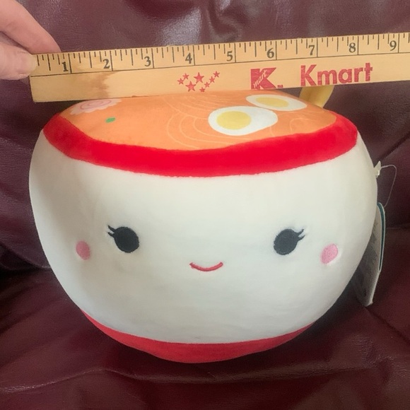 Squishmallow Raisy the Ramen Noodle Bowl from the Foodie Squad; 7” - Picture 2 of 8